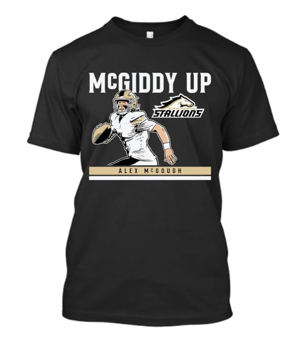 McGiddy Up Birmingham Stallions Alex McGough T-Shirt