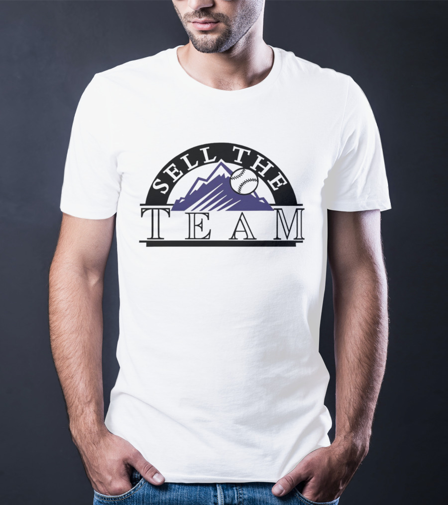 Sell The Team Colorado Rockies Baseball Rockies Mountain T-Shirt