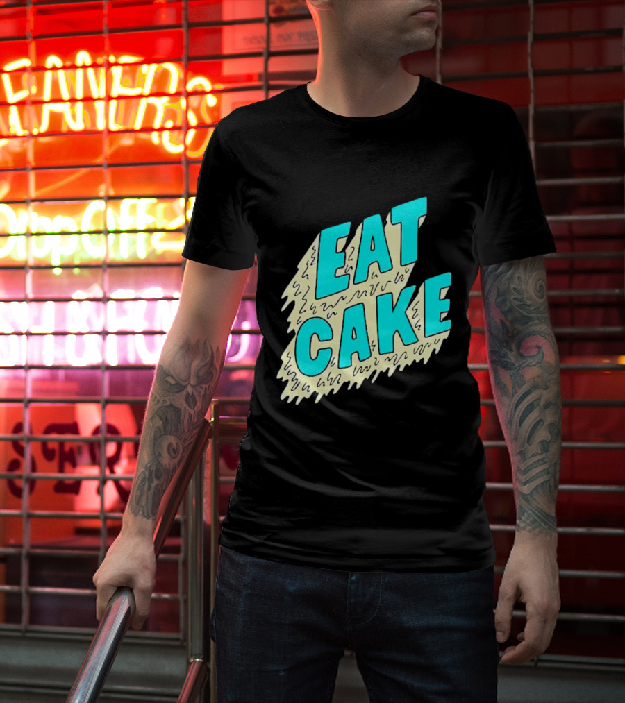 Eat Cake Retro T-Shirt