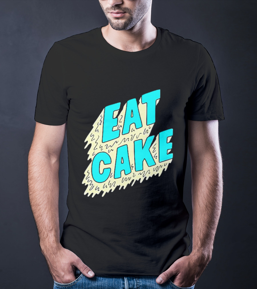 Eat Cake Retro T-Shirt