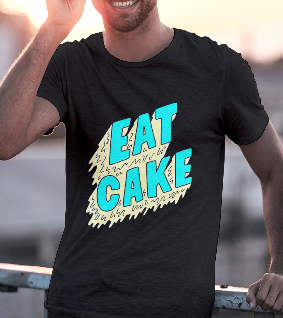 Eat Cake Retro T-Shirt