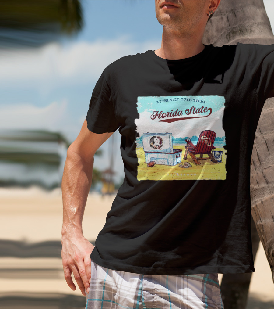 Florida State Seminoles Authentic Outfitters Lakeside Relaxation Scene T-Shirt
