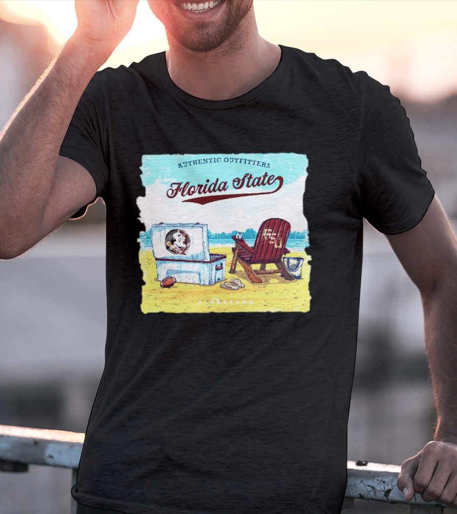 Florida State Seminoles Authentic Outfitters Lakeside Relaxation Scene T-Shirt