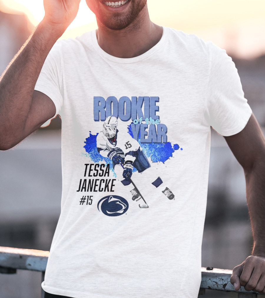Tessa Janecke #15 Rookie Of The Year Hockey Player T-Shirt