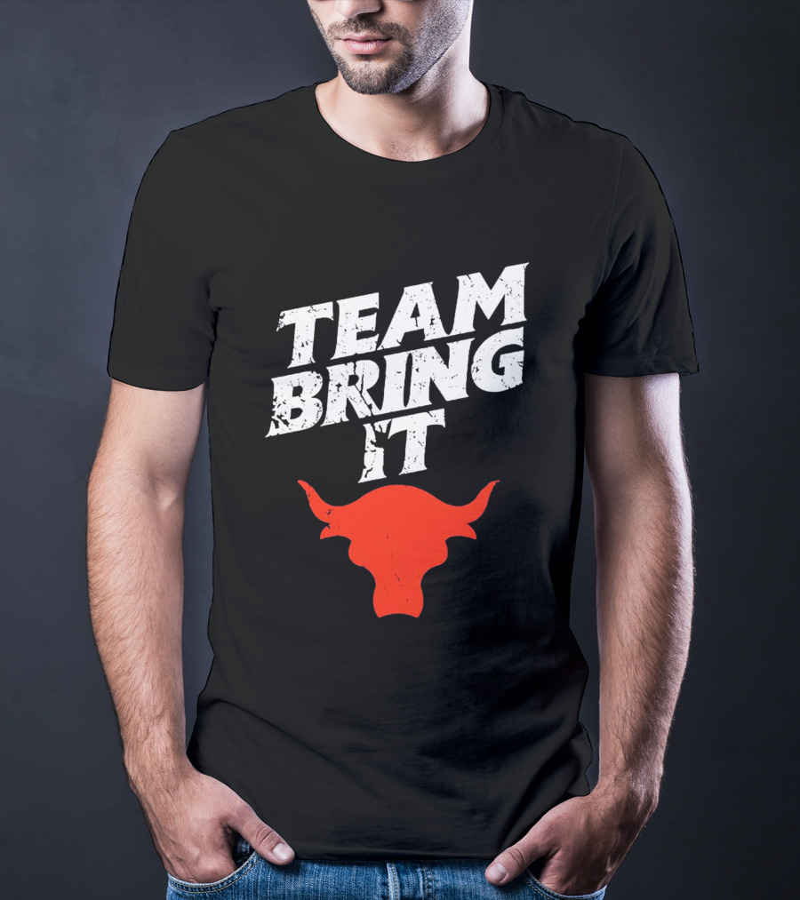 Team Bring It The Rock Bull T-Shirt
