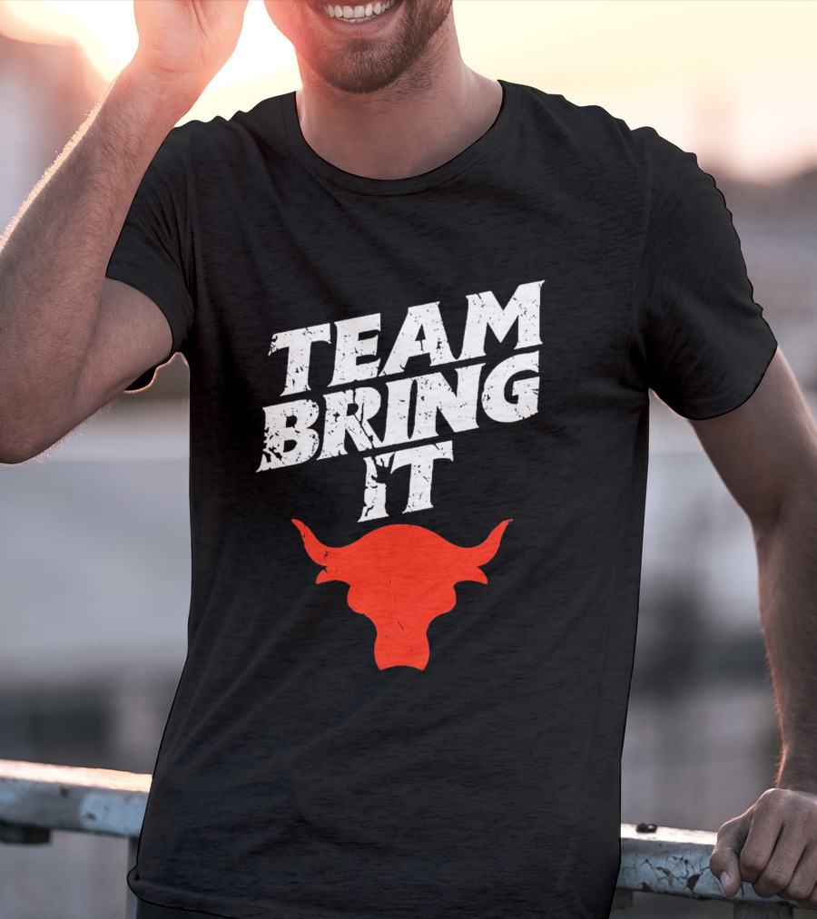 Team Bring It The Rock Bull T-Shirt