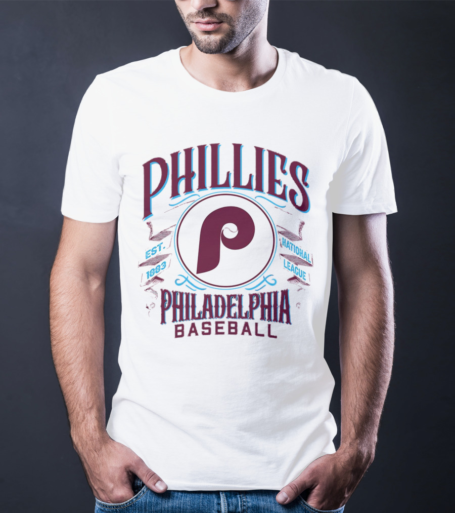 Phillies Philadelphia Baseball National League Est 1883 T-Shirt