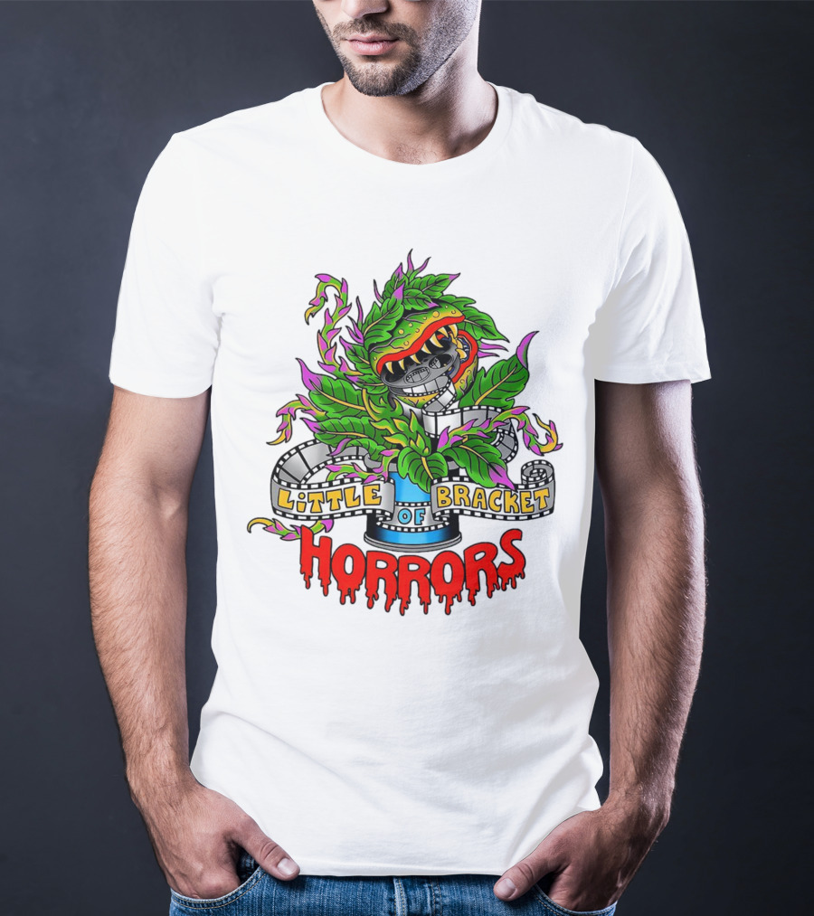 Little Bracket Of Horrors Film Reel Plant T-Shirt