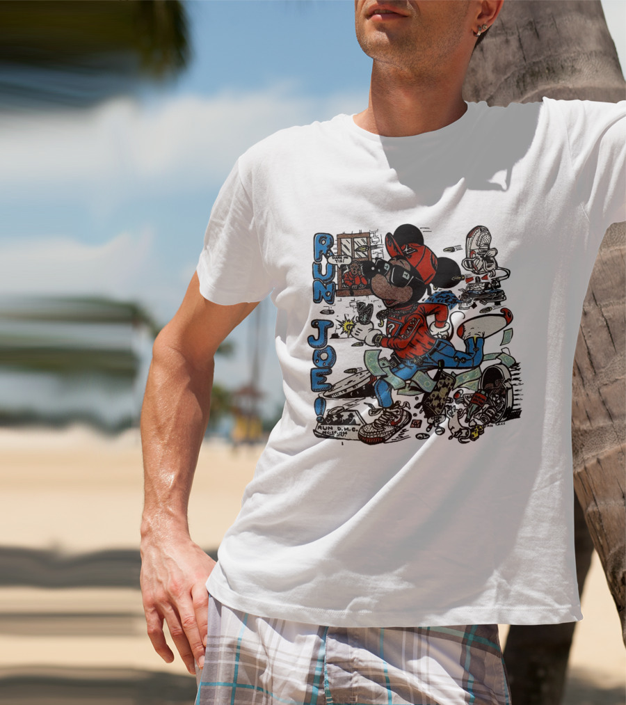 RUN JOE Run D.M.C. Mickey Mouse T-Shirt
