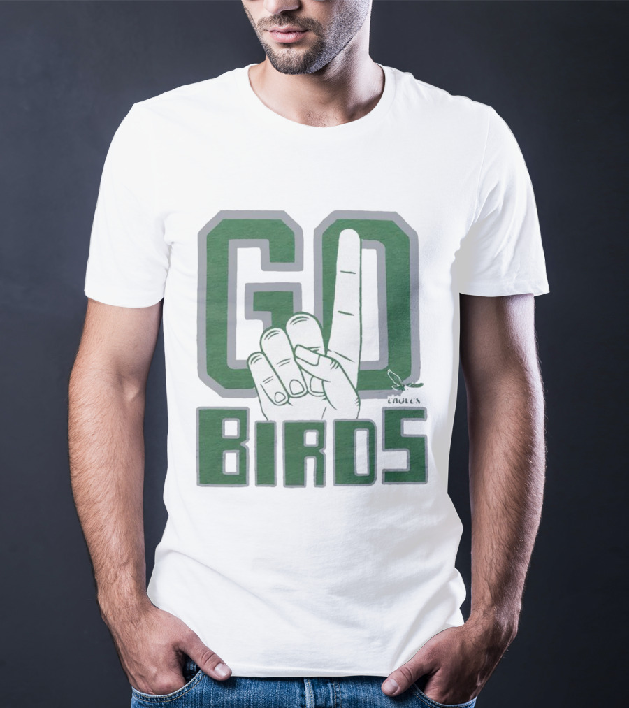 Philadelphia Eagles Go Birds Finger Gesture T-Shirt