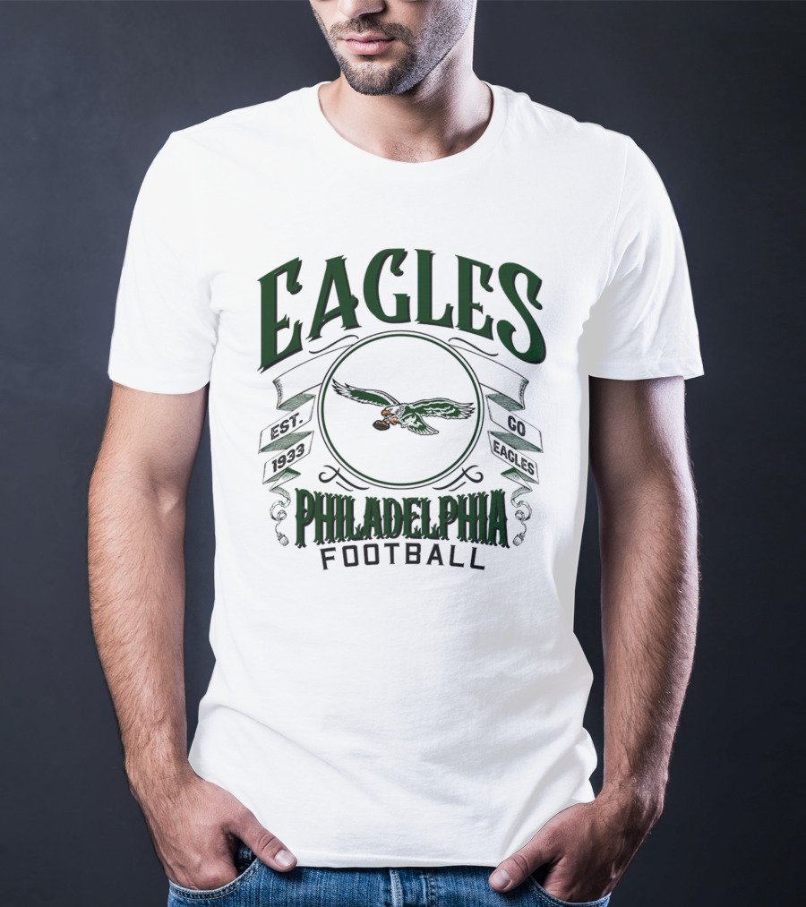 Philadelphia Eagles Football Est 1933 Go Eagles NFL T-Shirt