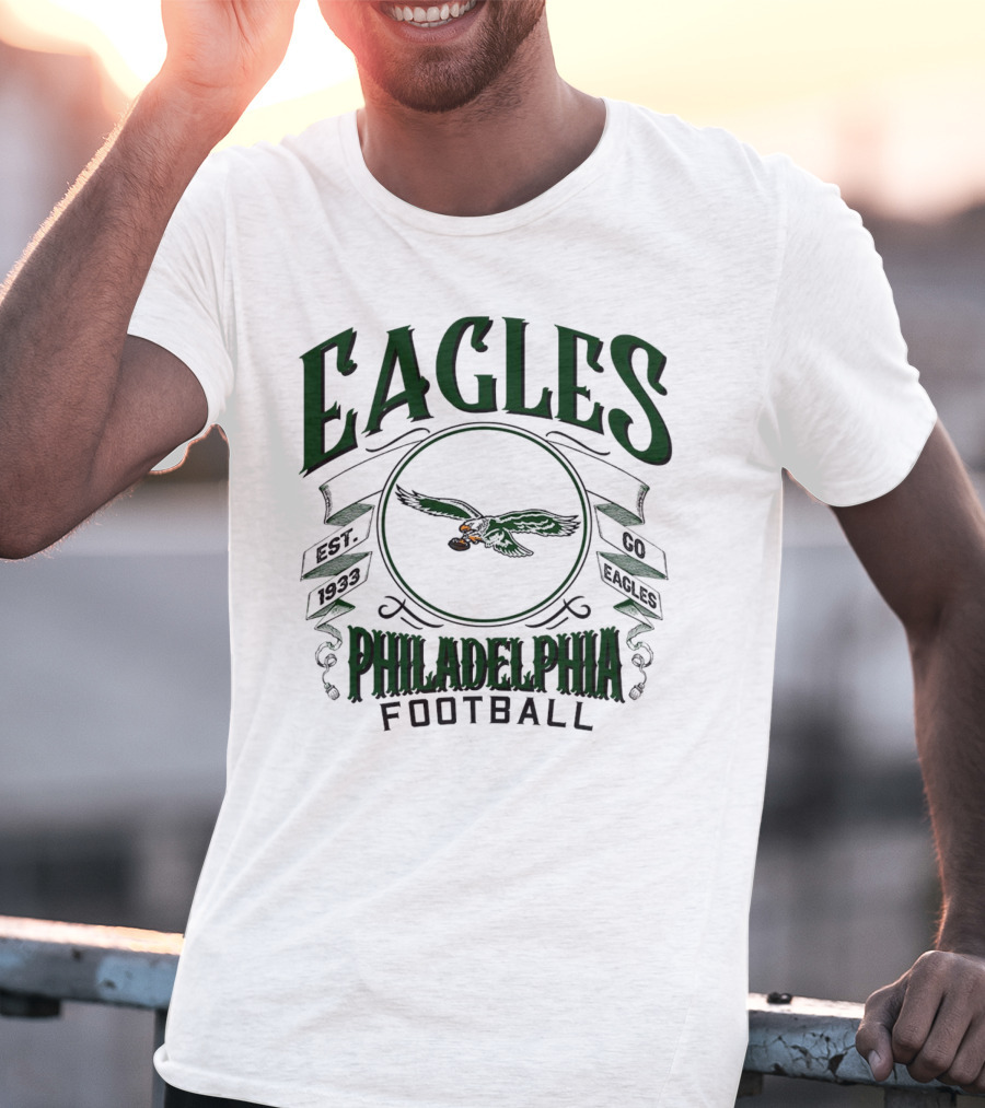 Philadelphia Eagles Football Est 1933 Go Eagles NFL T-Shirt