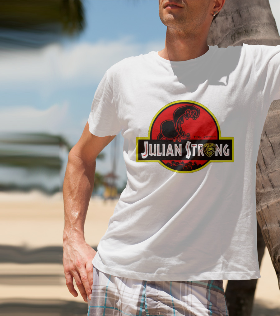 Julian Strong Fundraiser Unleash The Power Of Love Dinosaur Rescue Project 143 T-Shirt