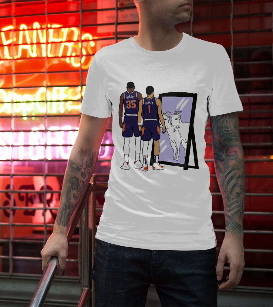 Kevin Durant 35 Devin Booker 1 Mirror Goats T-Shirt