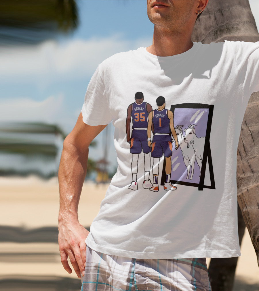 Kevin Durant 35 Devin Booker 1 Mirror Goats T-Shirt