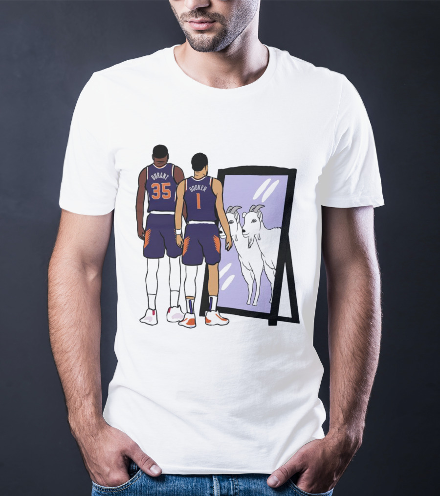 Kevin Durant 35 Devin Booker 1 Mirror Goats T-Shirt