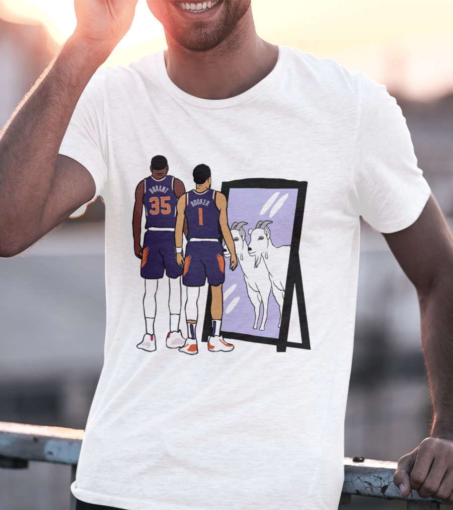 Kevin Durant 35 Devin Booker 1 Mirror Goats T-Shirt