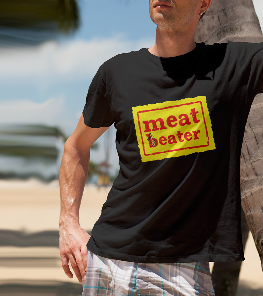 Meat Beater Yellow Label Icon T-Shirt