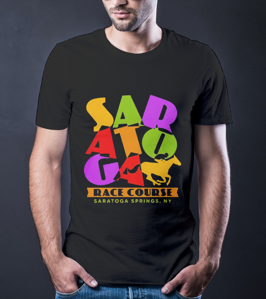 Saratoga Springs NY Race Course Horse Racing Saratoga T-Shirt