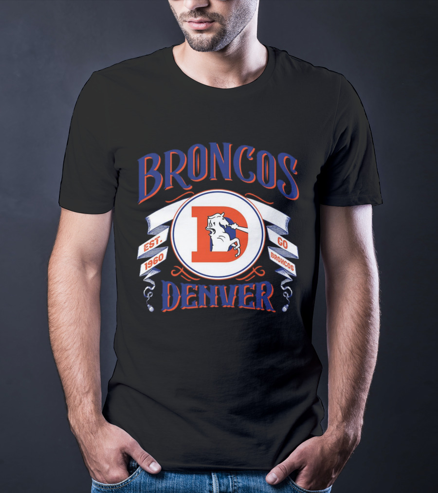Broncos Denver Est 1960 Go Broncos T-Shirt