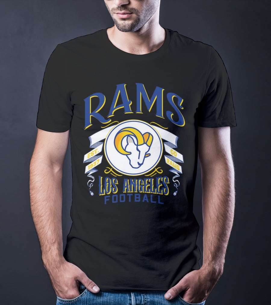 Rams Los Angeles Football Go Est 1937 T-Shirt