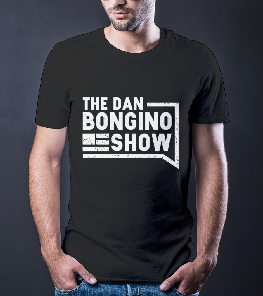 The Dan Bongino Show American Flag Speech Bubble T-Shirt