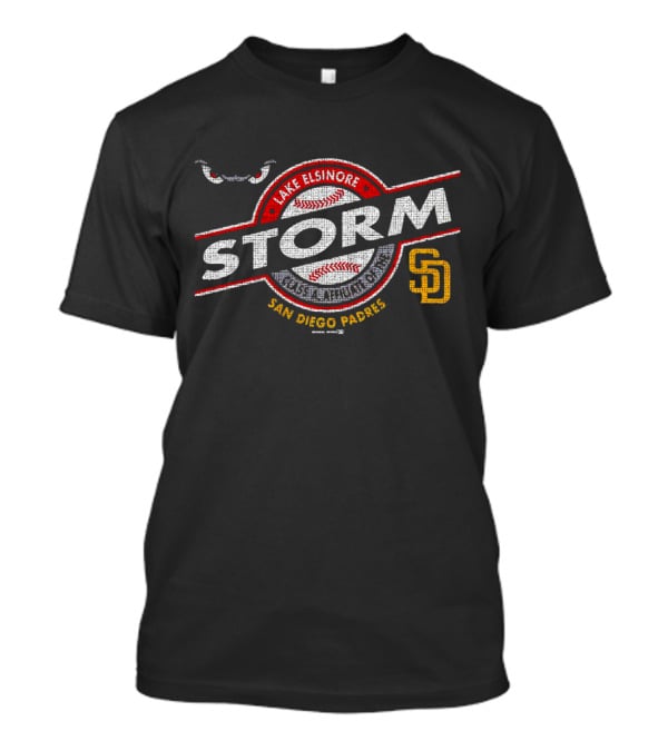 Lake Elsinore Storm Baseball San Diego Padres Affiliate Retro T-Shirt