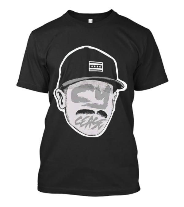 Chicago White Baseball Cy Cease Hat T-Shirt