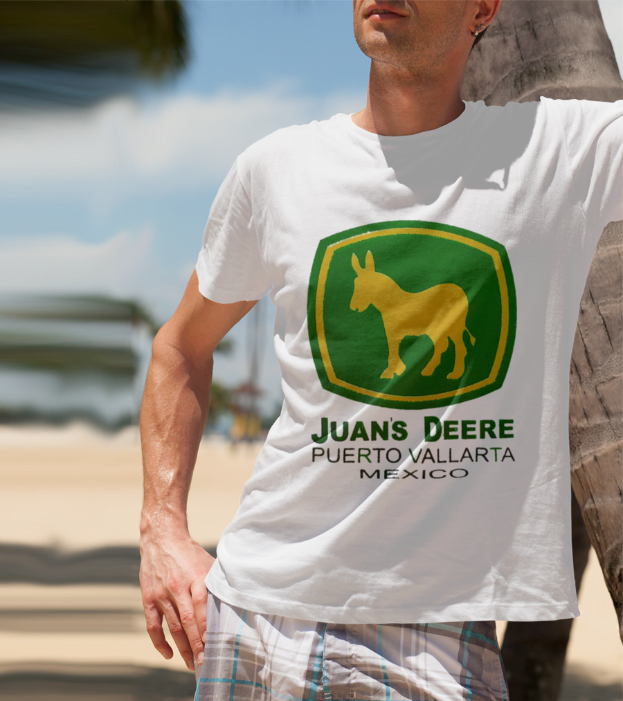 Juans Deere Puerto Vallarta Mexico Donkey T-Shirt