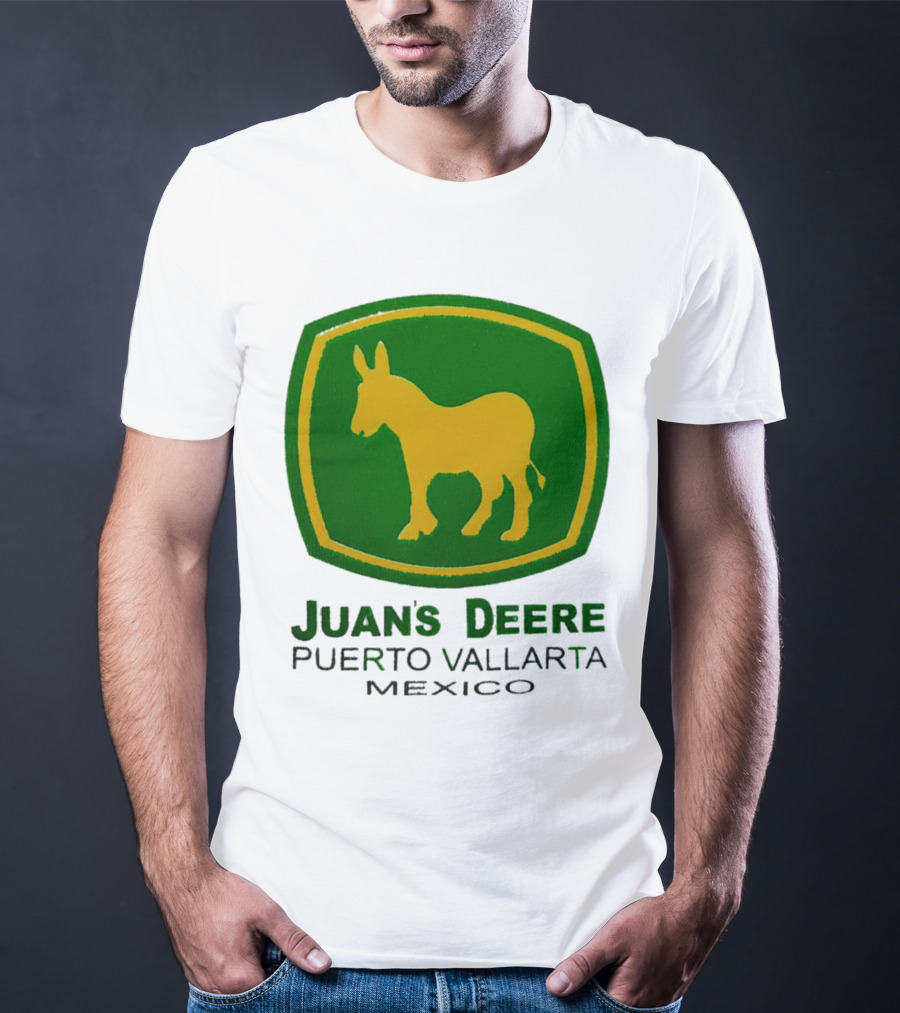 Juans Deere Puerto Vallarta Mexico Donkey T-Shirt