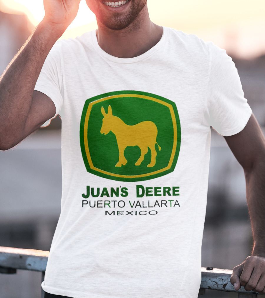 Juans Deere Puerto Vallarta Mexico Donkey T-Shirt