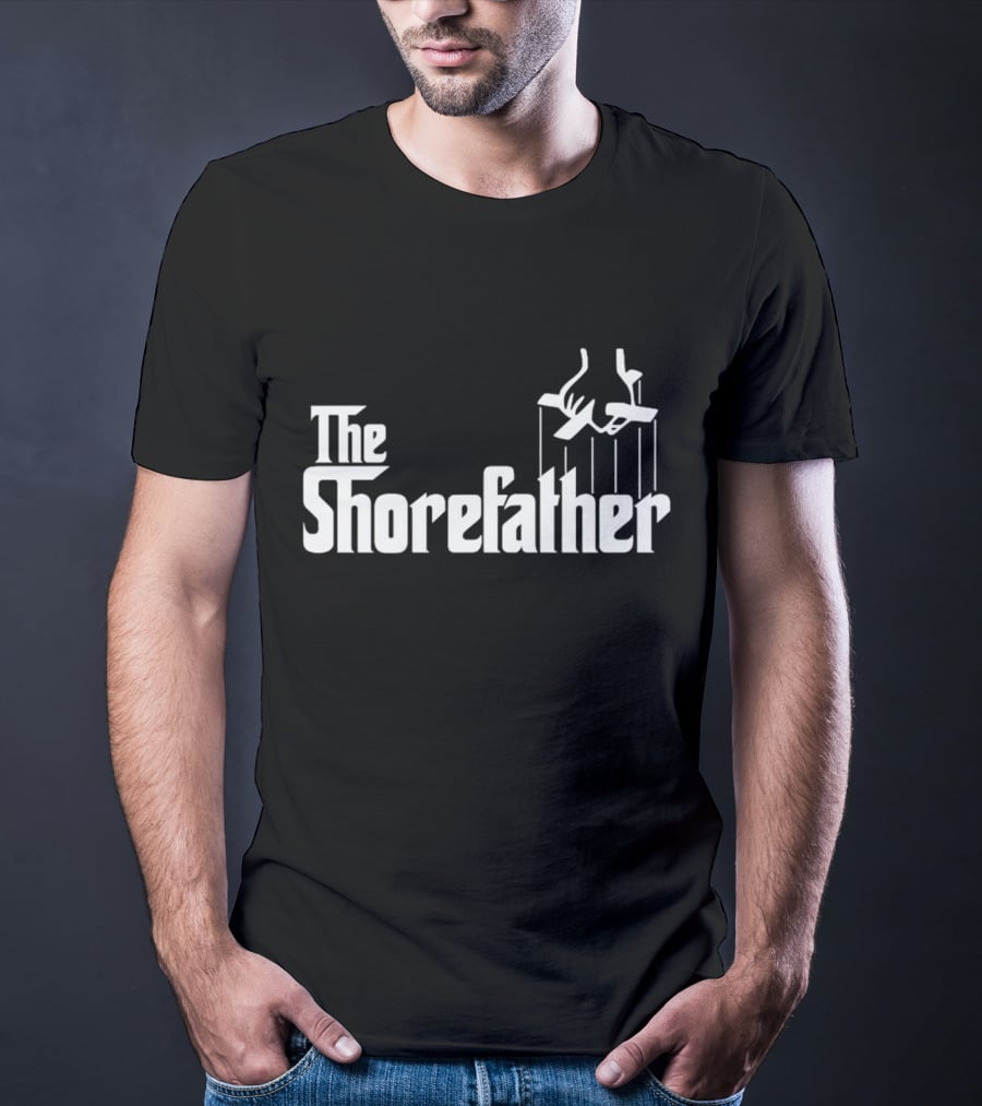 The Shorefather Mike Sorrentino Parody Text With Puppet Strings Iconic Reference T-Shirt