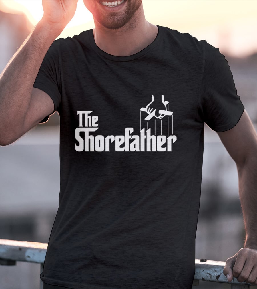 The Shorefather Mike Sorrentino Parody Text With Puppet Strings Iconic Reference T-Shirt
