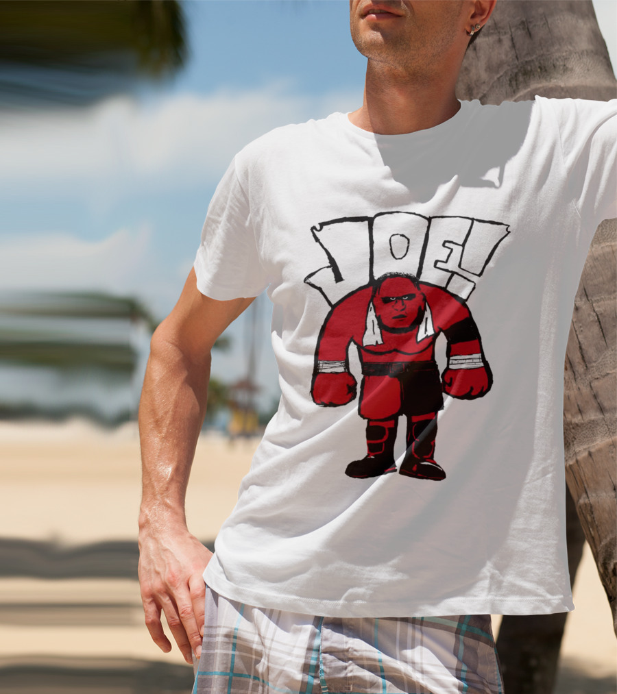 Samoa Joe Cartoon Graphic All Elite Wrestling AEW T-Shirt