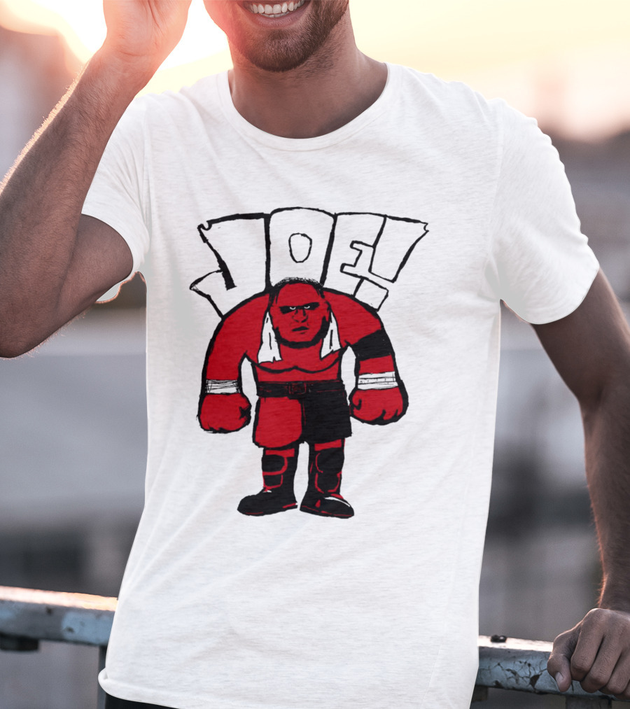 Samoa Joe Cartoon Graphic All Elite Wrestling AEW T-Shirt