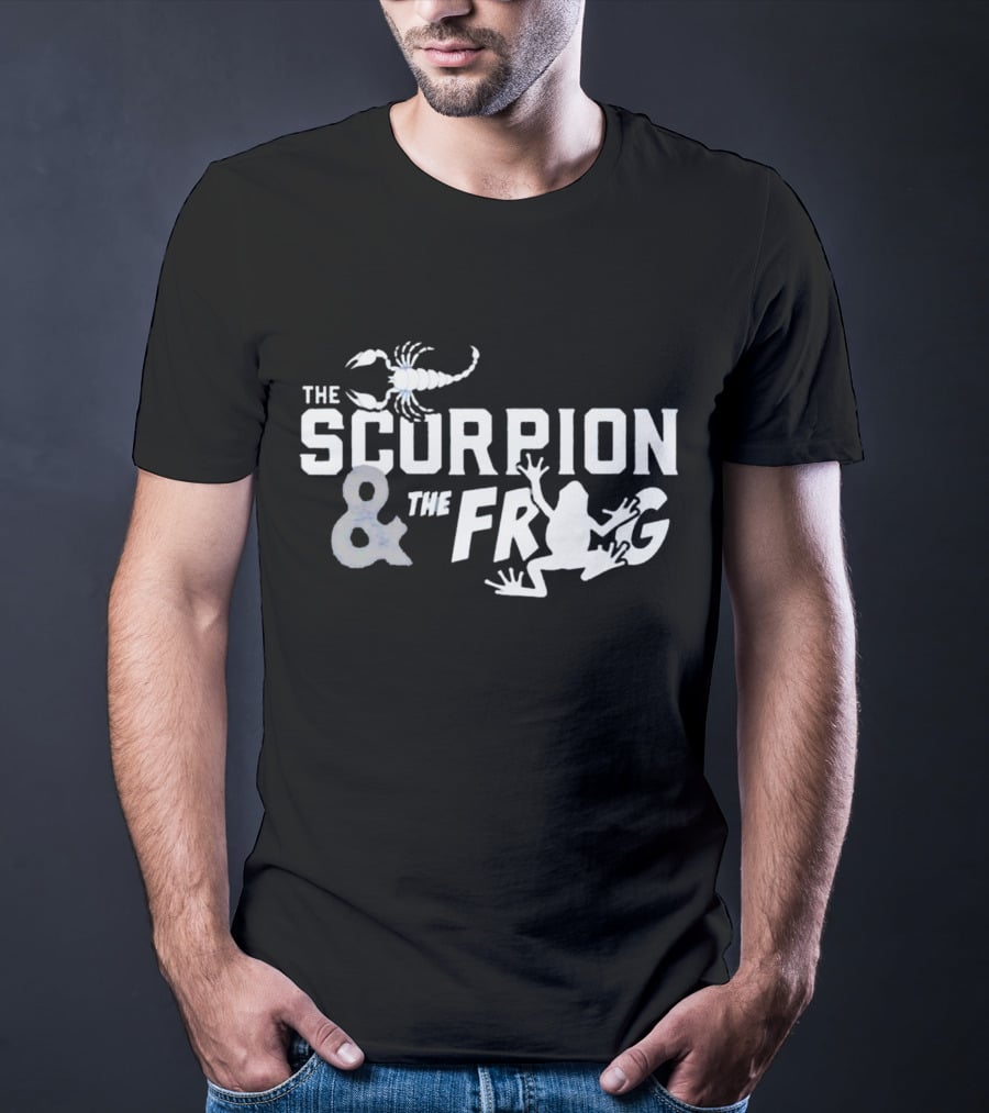 The Scorpion And The Frog Text Image With Scorpion And Frog T-Shirt