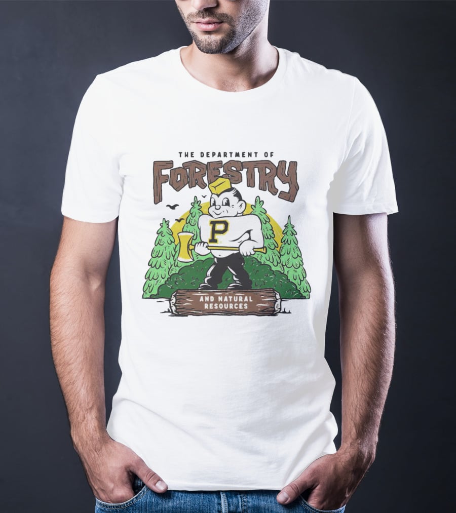 Purdue Boilermakers Forestry And Natural Resources Department Lumberjack T-Shirt