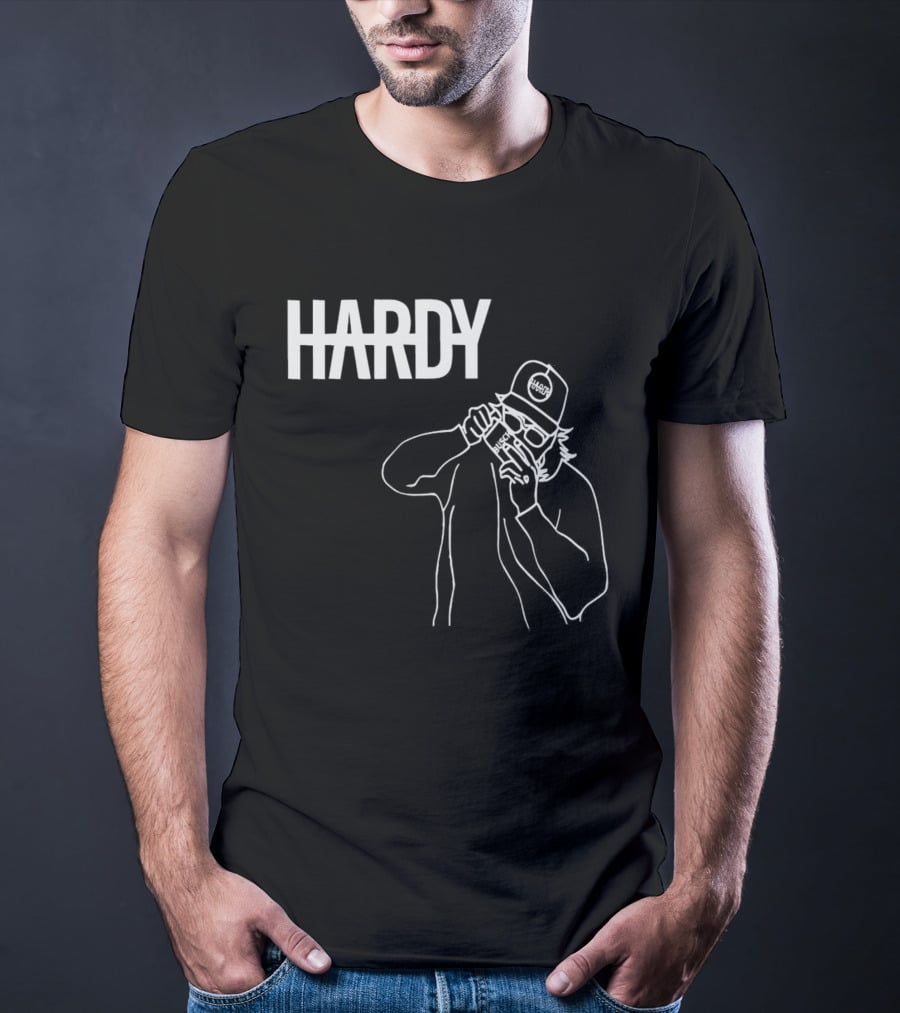 HARDY Country Music Vintage Camera Line T-Shirt