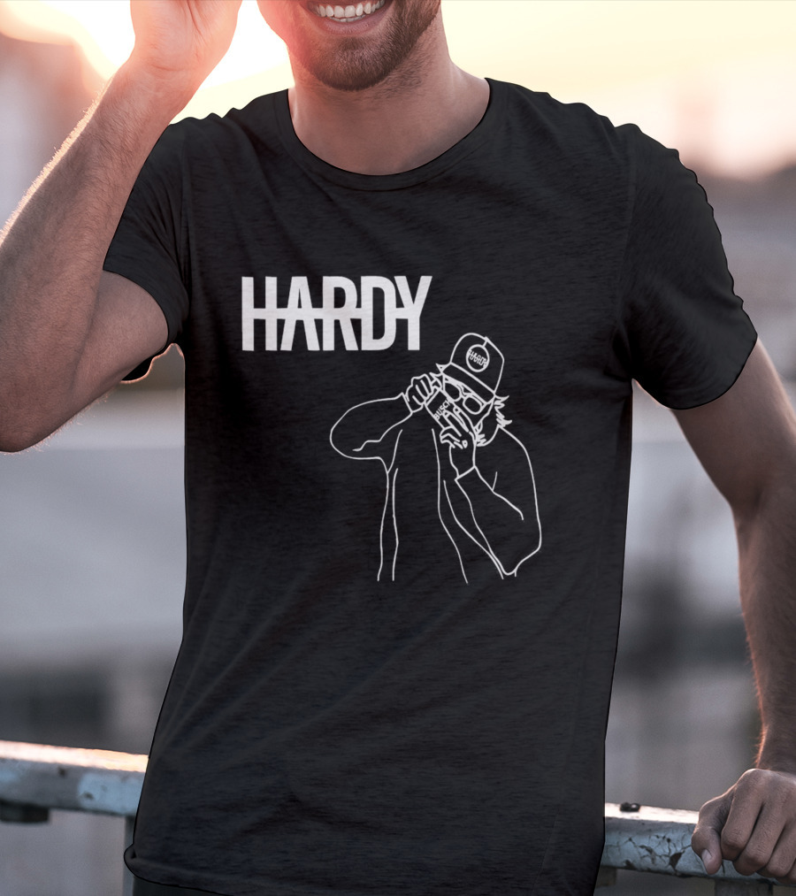 HARDY Country Music Vintage Camera Line T-Shirt