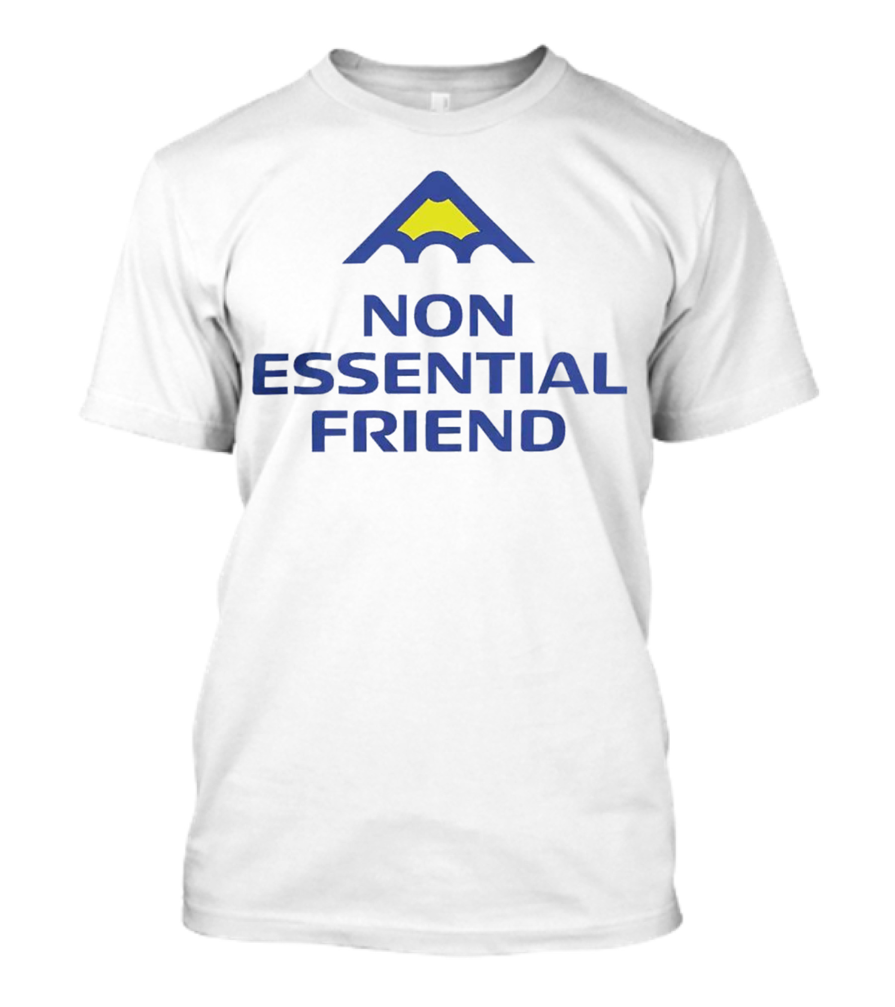 Non Essential Friend Inverted Bat T-Shirt