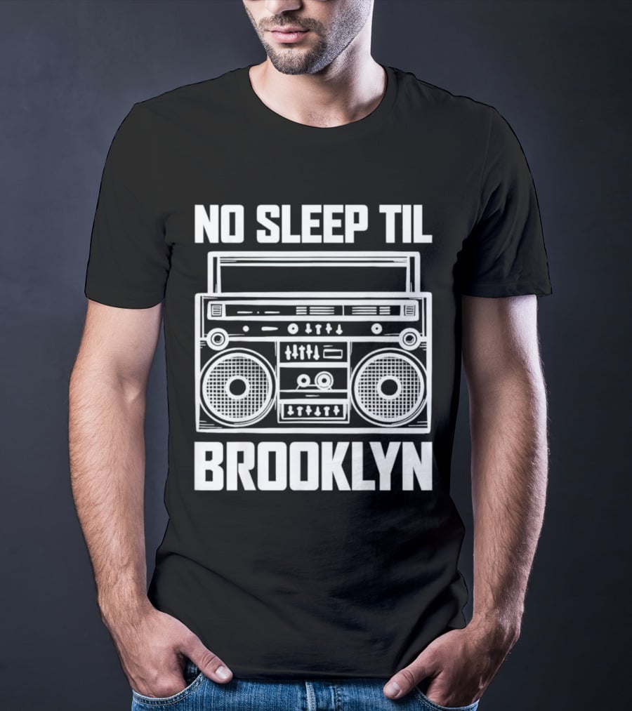No Sleep Til Brooklyn Boombox T-Shirt