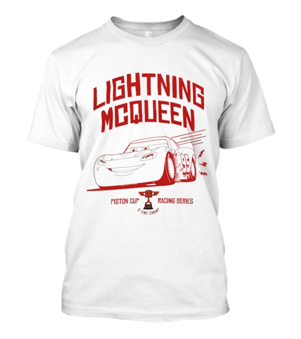 Lightning McQueen 95 Piston Cup Racing Series Winner T-Shirt