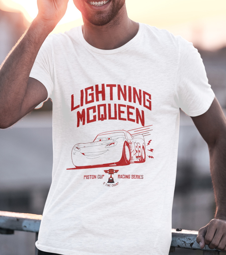 Lightning McQueen 95 Piston Cup Racing Series Winner T-Shirt