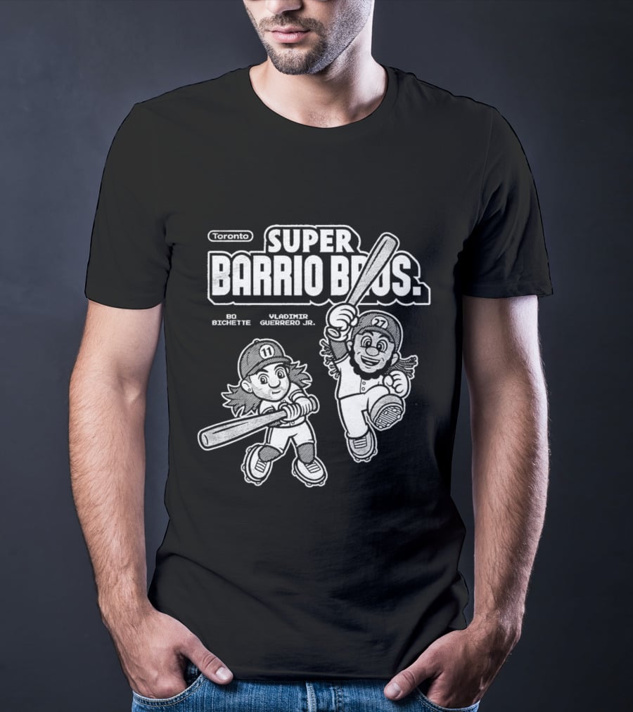 Toronto Super Barrio Bros Bo Bichette Vladimir Guerrero Jr T-Shirt