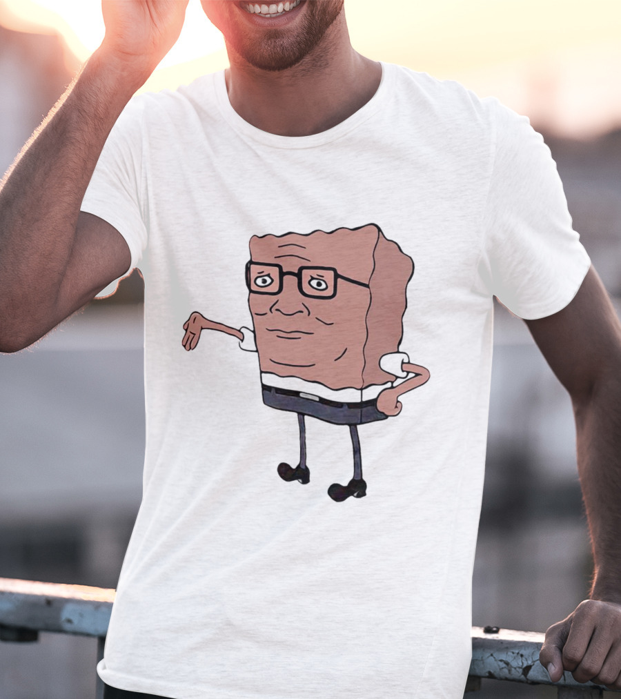 Damnit Spongebobby Meme Mashup With Glasses T-Shirt