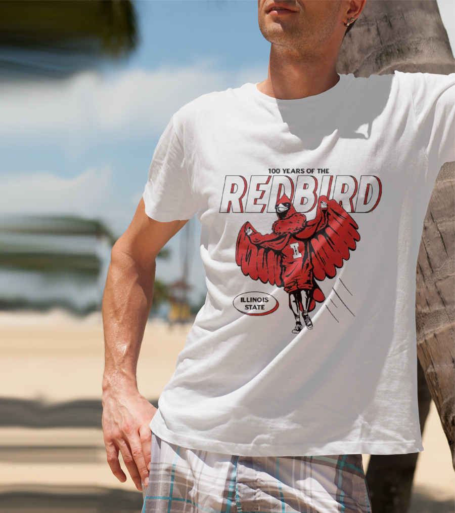 Illinois State Redbird 100 Years Of The Redbird T-Shirt