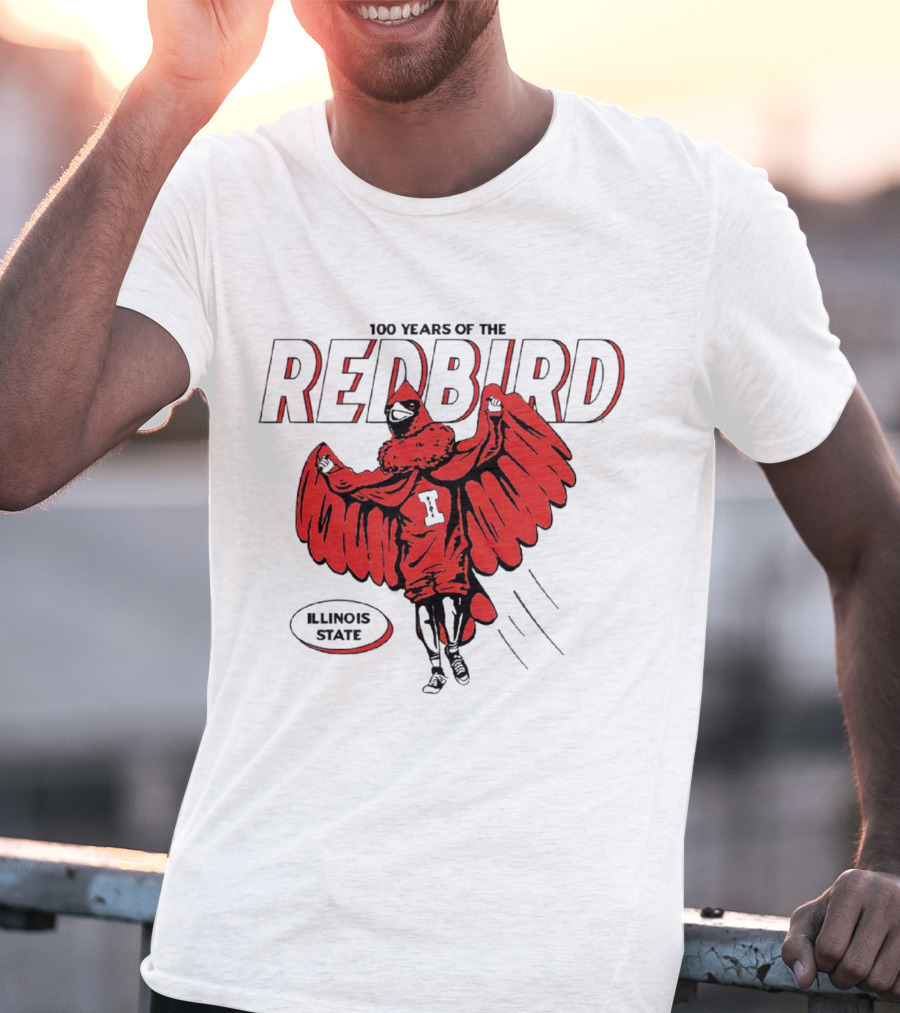 Illinois State Redbird 100 Years Of The Redbird T-Shirt