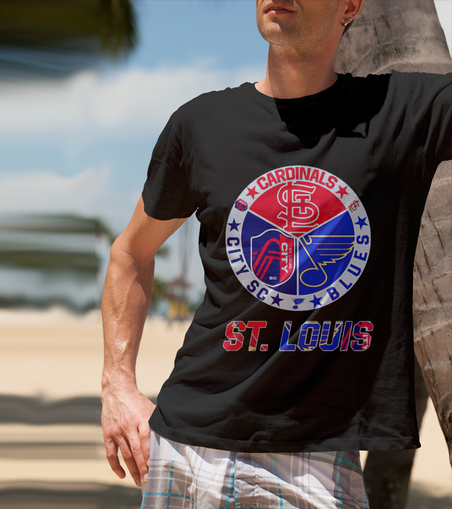 ST Louis Cardinals City SC Blues T-Shirt