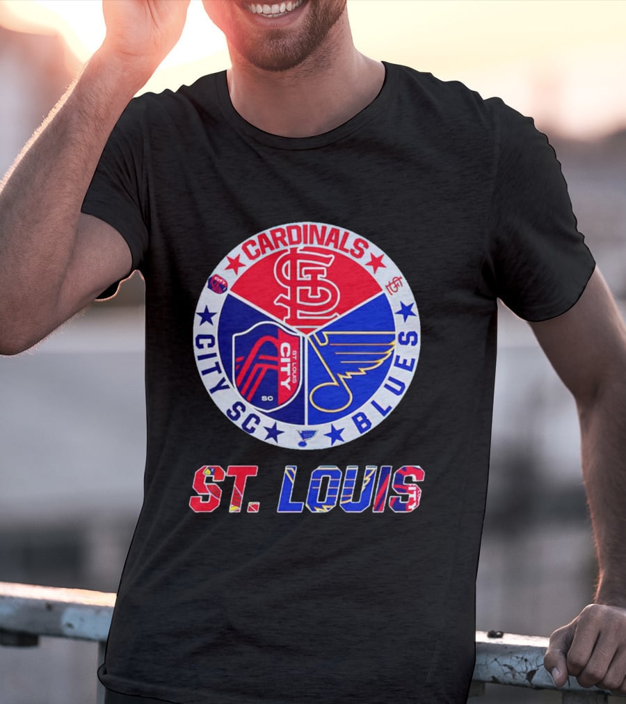 ST Louis Cardinals City SC Blues T-Shirt