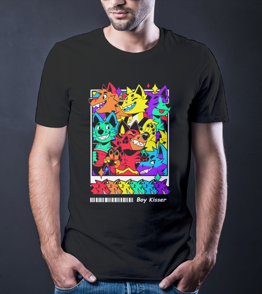 New Leaked Colorful Boy Kisser Fox Pack T-Shirt